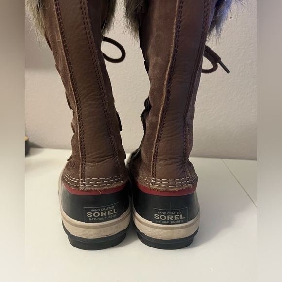 Sorel | Women's Joan Of‎ Arctic Boot Brown Leather Sz 6.5 NL2429-261 - Picture 4 of 7